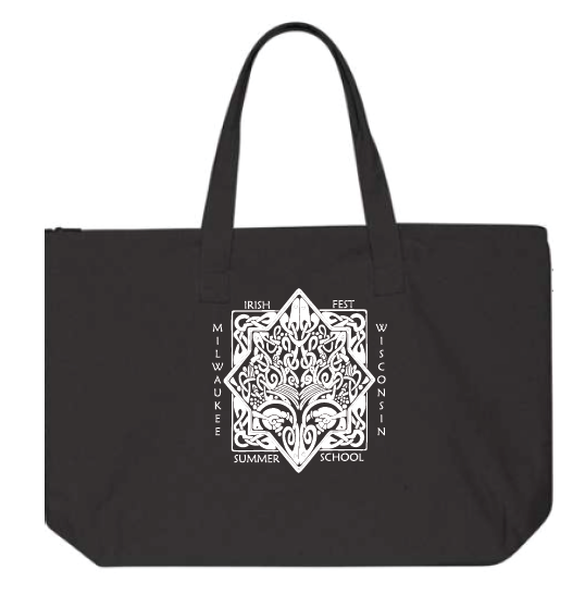 2026 Milwaukee Irish Fest Summer School Tote Bag: Black