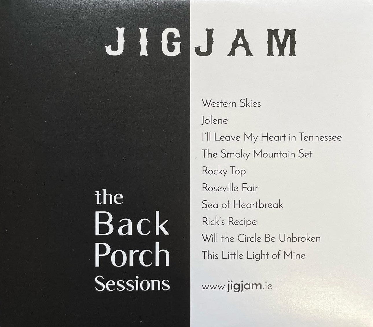 The Back Porch Sessions CD (2020)