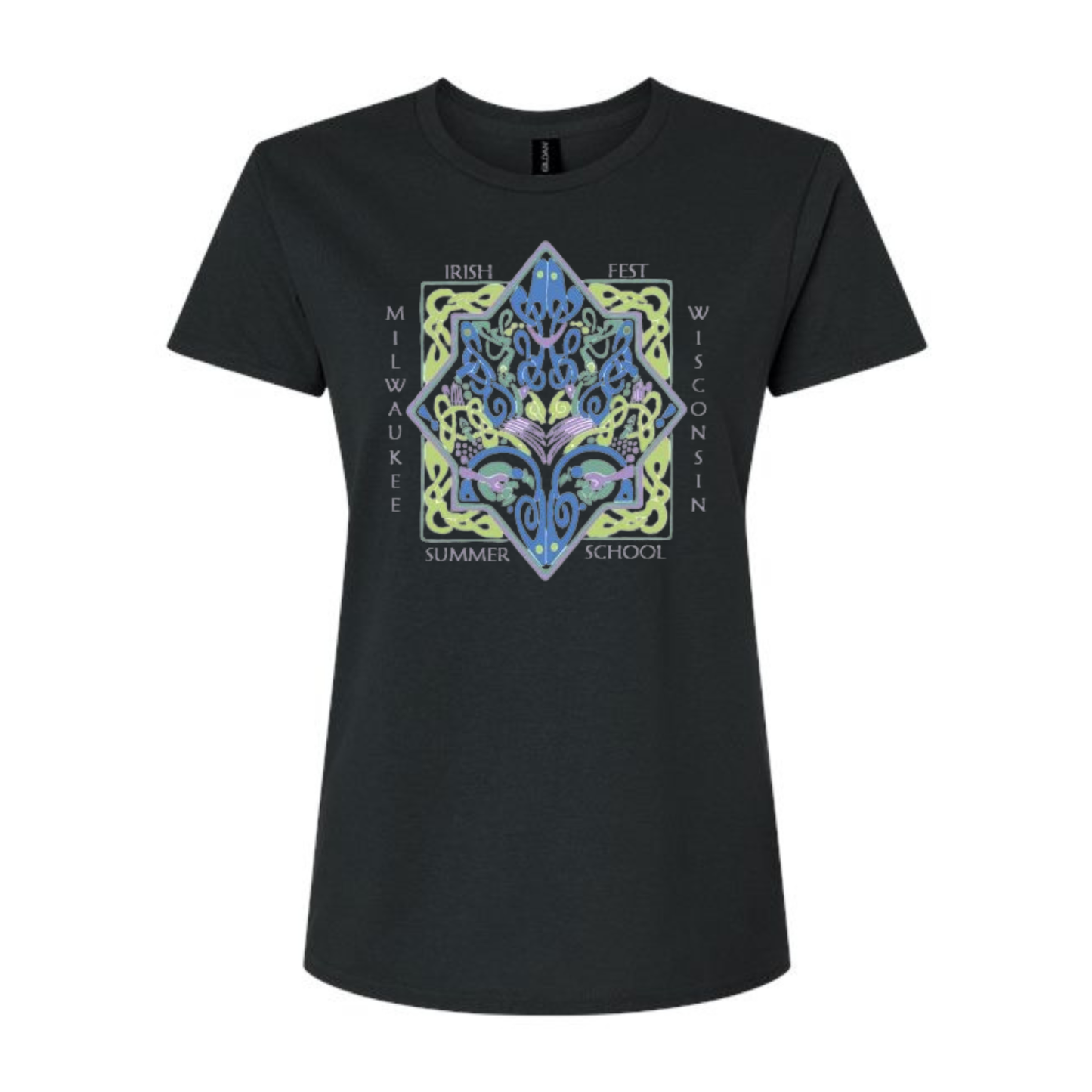 Ladies 2026 Milwaukee Irish Fest Summer School T-Shirt: Various Colors