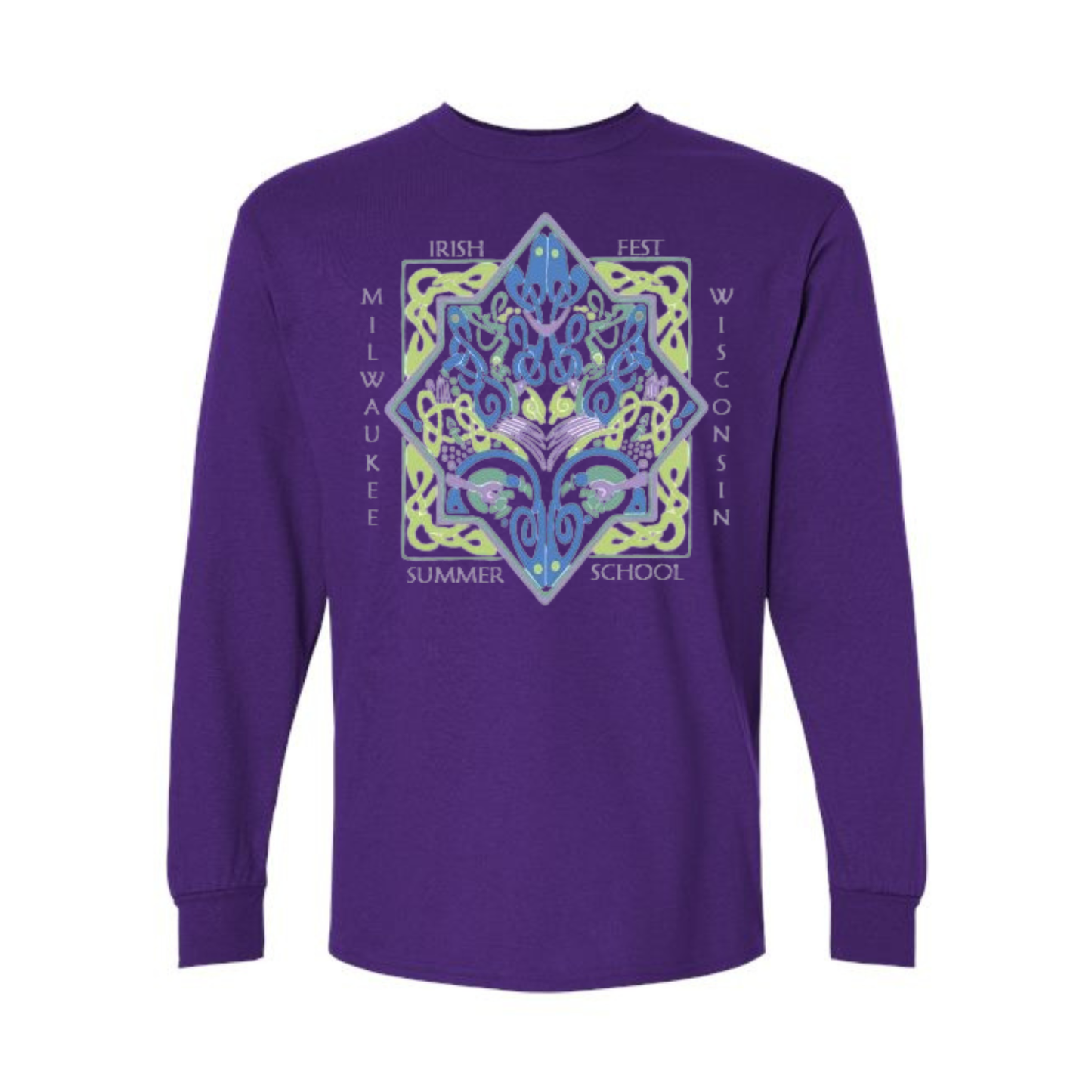 Unisex 2026 Milwaukee Irish Fest Summer School Long-Sleeve T-Shirt: Various Colors