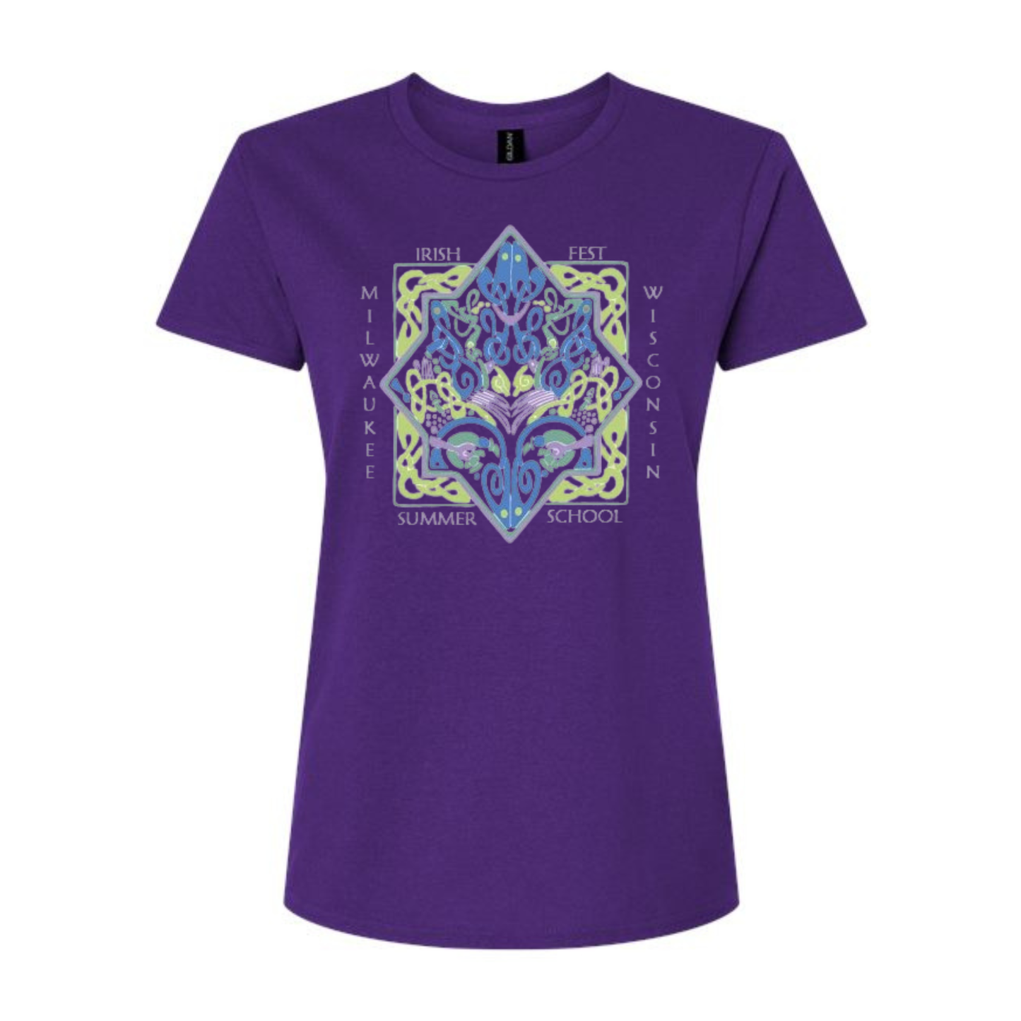 Ladies 2026 Milwaukee Irish Fest Summer School T-Shirt: Various Colors