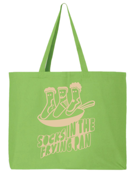 Socks in the Frying Pan Tote Bag