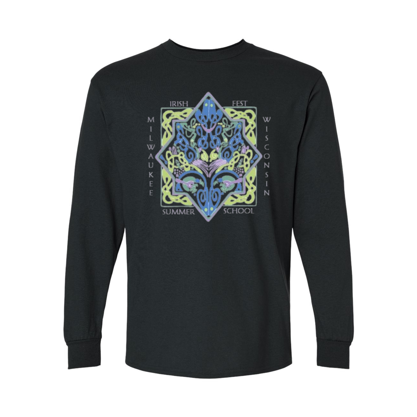 Unisex 2026 Milwaukee Irish Fest Summer School Long-Sleeve T-Shirt: Various Colors